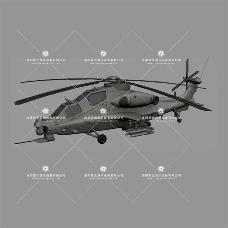 黄埔武装直升机3D模型